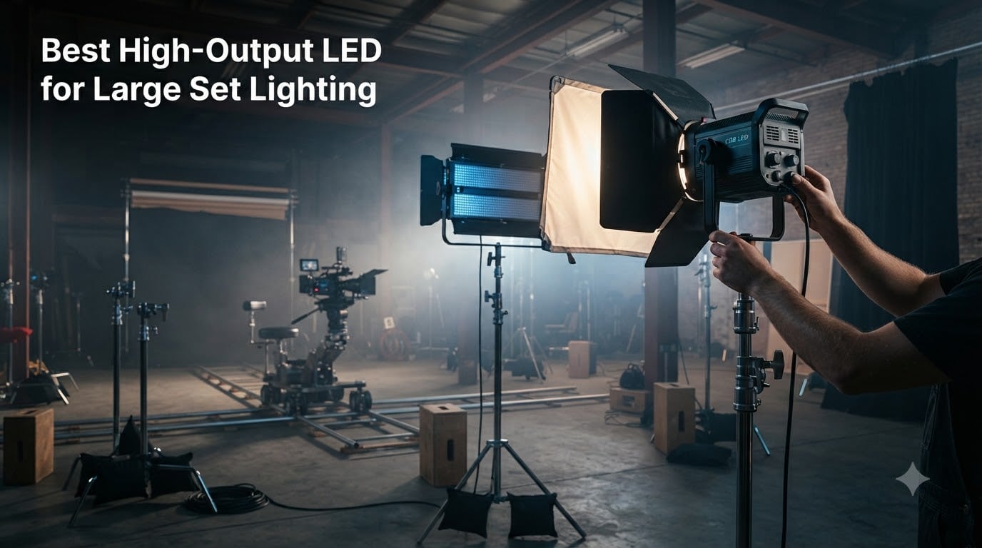 Best High-Output LED for Large Set Lighting