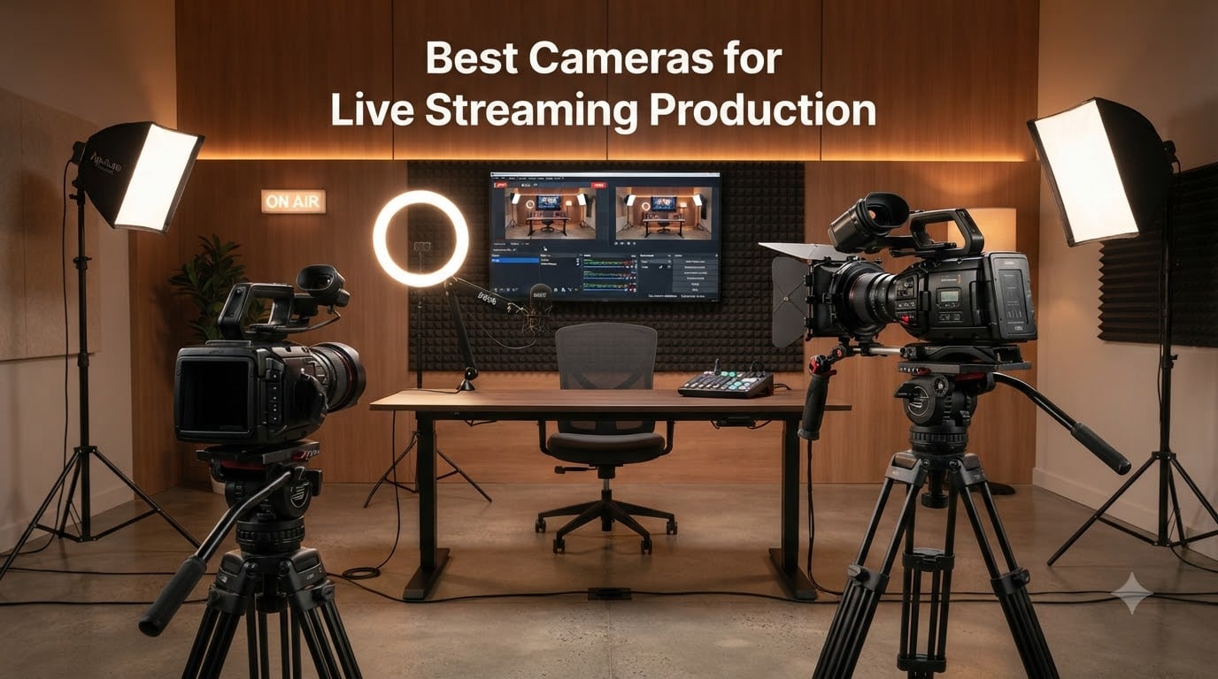 Best Cameras for Live Streaming Production
