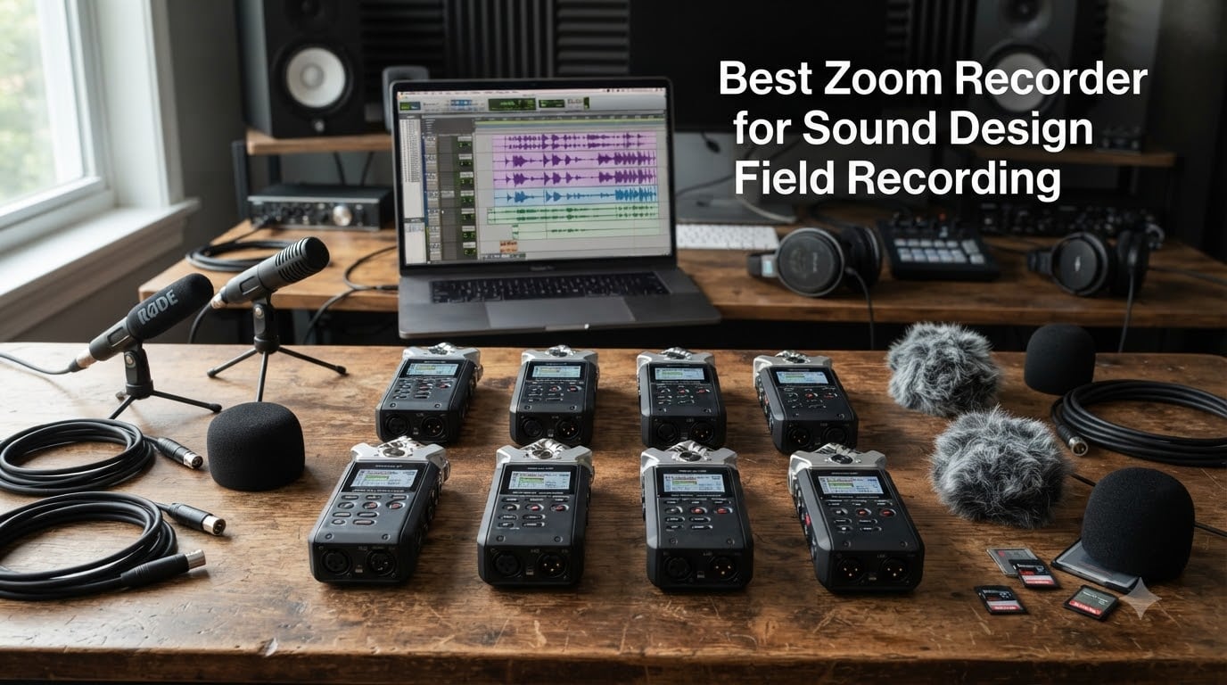 Best Zoom Recorder for Sound Design Field Recording