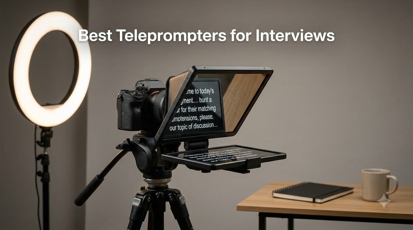Best Teleprompters for Interviews