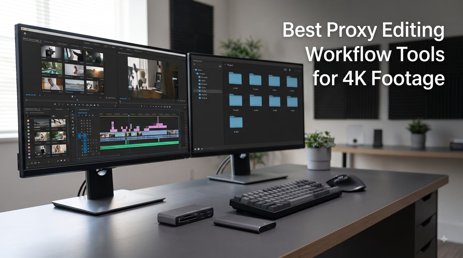 Best Proxy Editing Workflow Tools for 4K Footage
