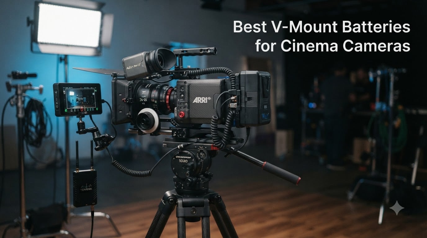 Best V-Mount Batteries for Cinema Cameras