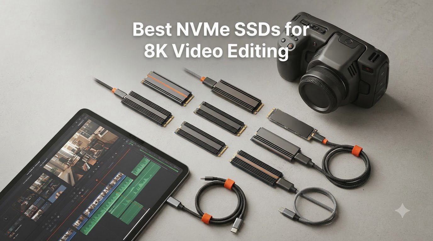 Best NVMe SSDs for 8K Video Editing