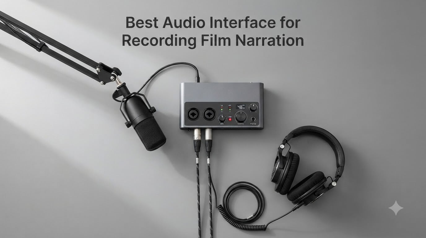 Best Audio Interface for Recording Film Narration