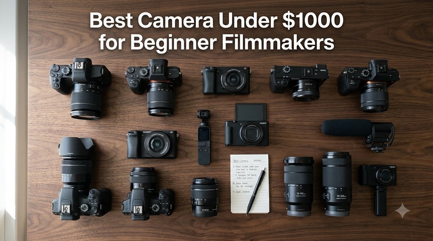Best Camera Under $1000 for Beginner Filmmakers