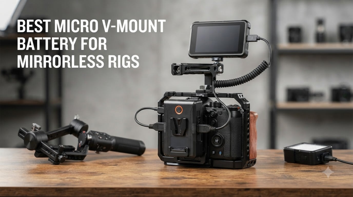 Best Micro V-Mount Battery for Mirrorless Rigs