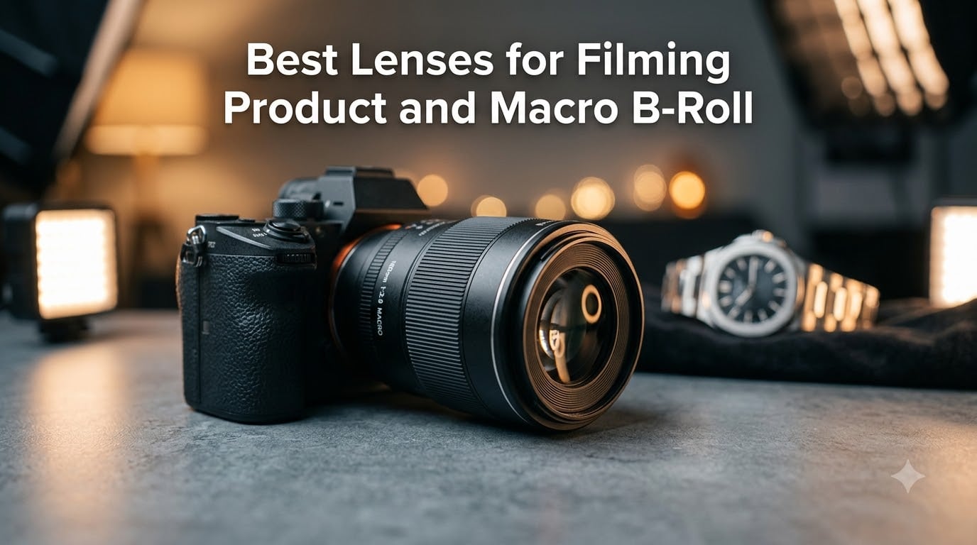 Best Lenses for Filming Product and Macro B-Roll
