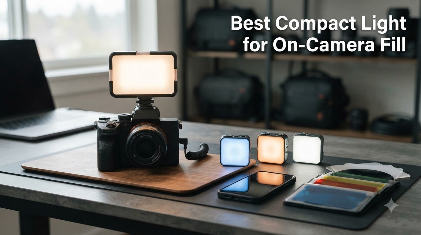 Best Compact Light for On-Camera Fill