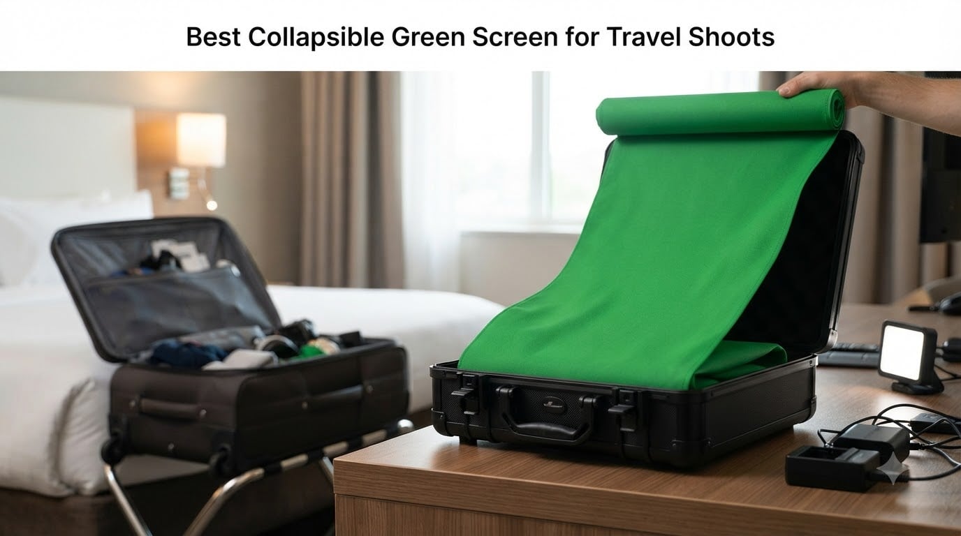 Best Collapsible Green Screen for Travel Shoots