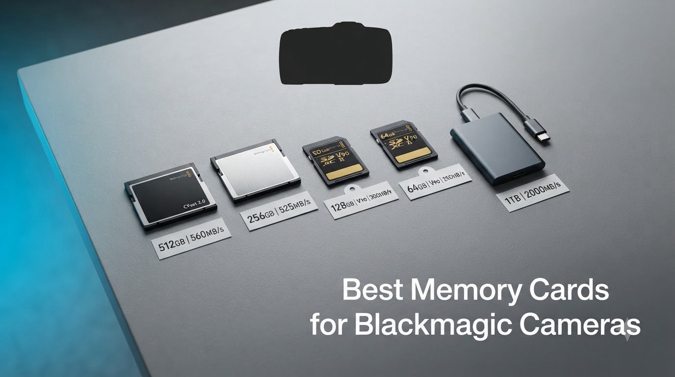 Best Memory Cards for Blackmagic Cameras