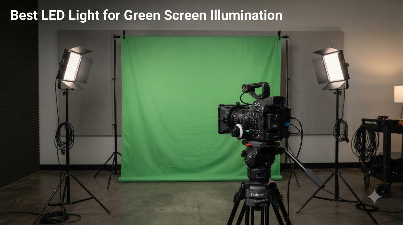 Best LED Light for Green Screen Illumination
