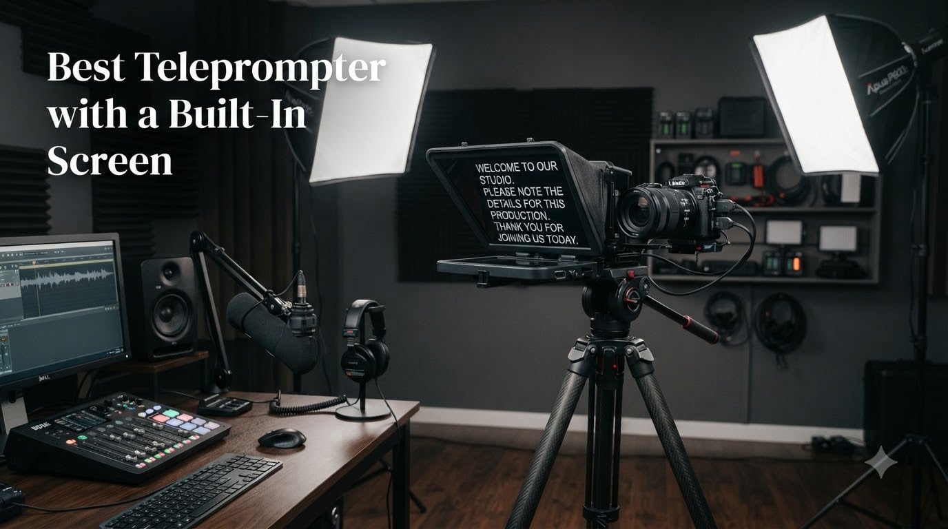 Best Teleprompter with a Built-In Screen