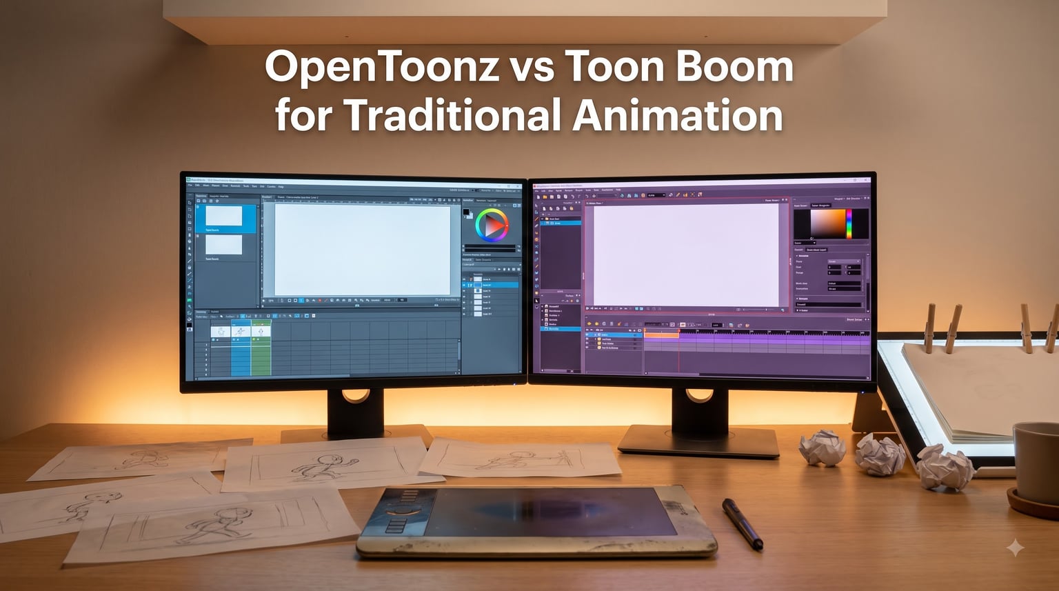 OpenToonz vs Toon Boom for Traditional Animation
