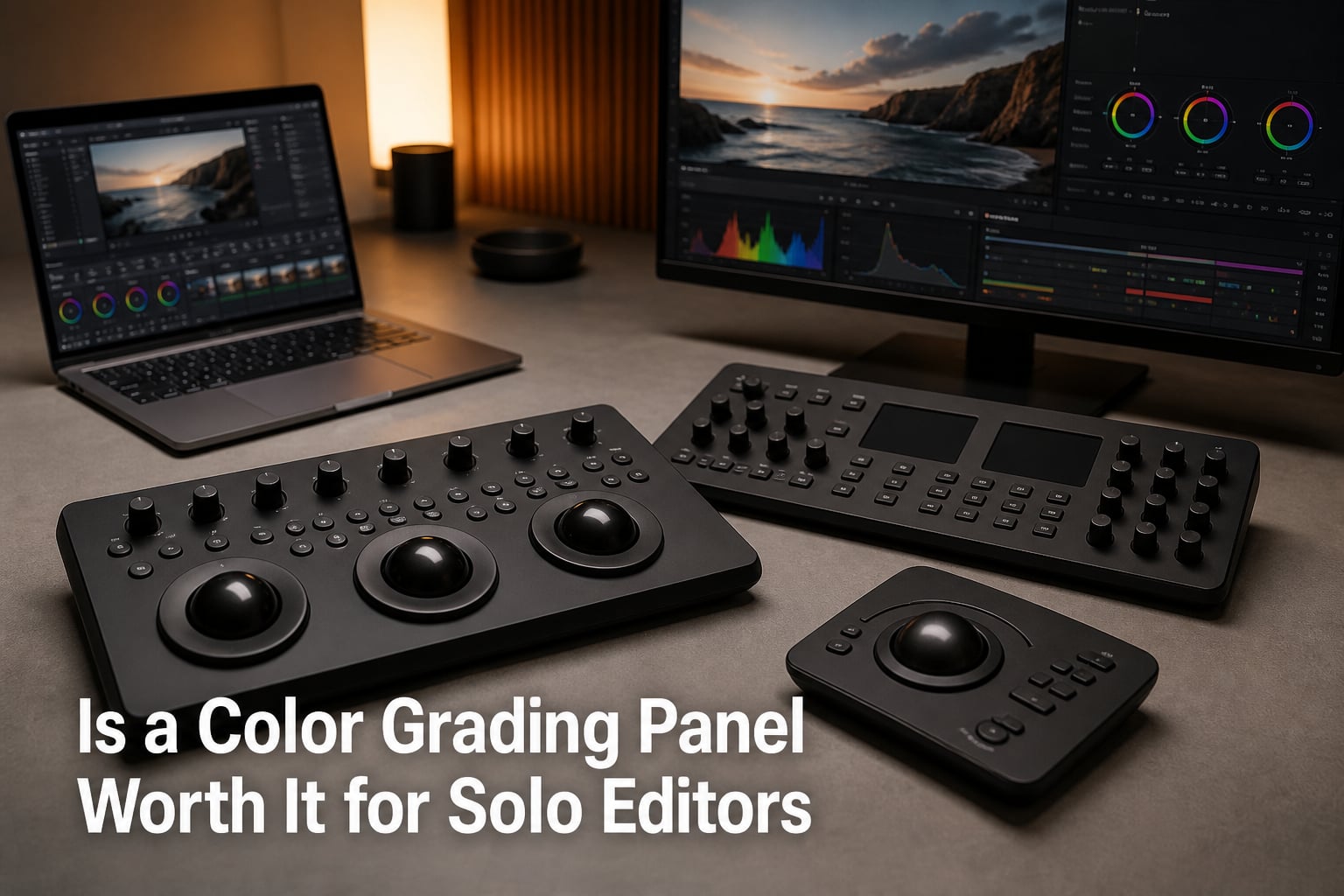 Is a Color Grading Panel Worth It for Solo Editors