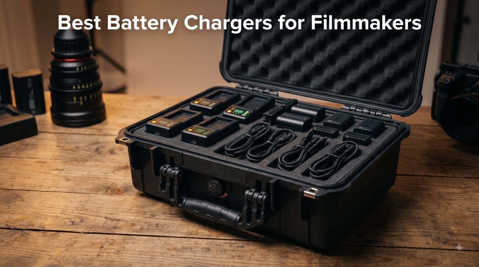 Best Battery Chargers for Filmmakers