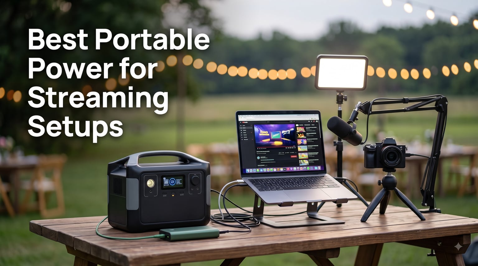 Best Portable Power for Streaming Setups