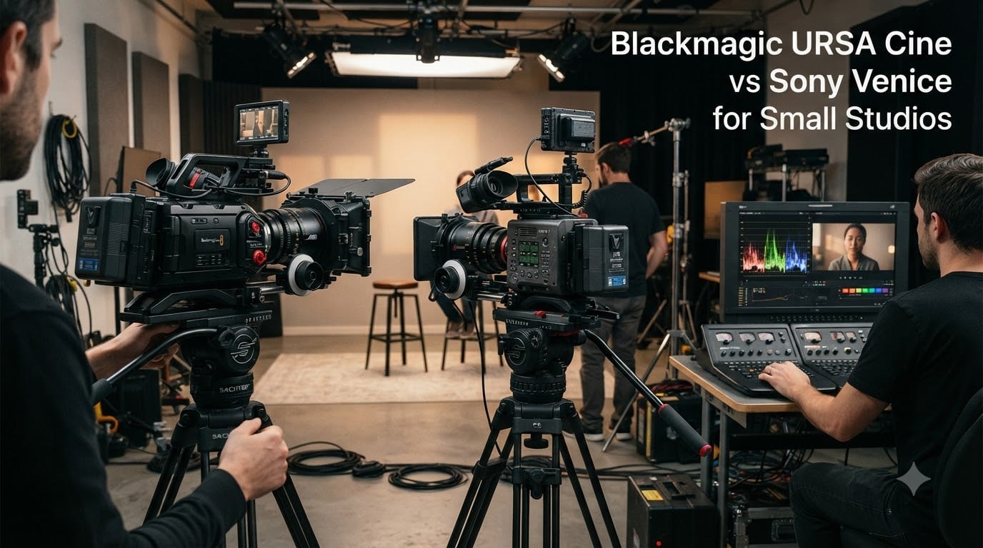 Blackmagic URSA Cine vs Sony Venice for Small Studios