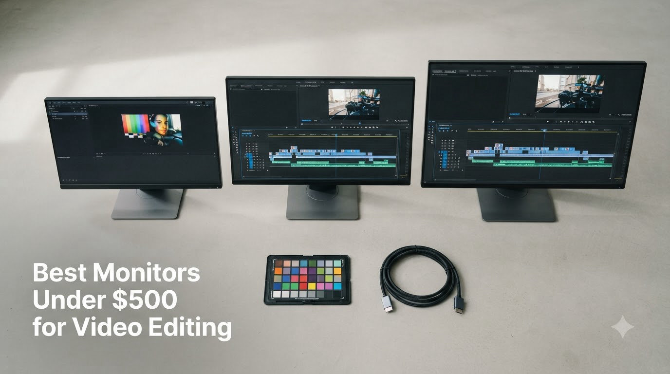 Best Monitors Under $500 for Video Editing