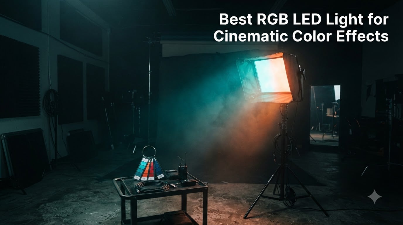 Best RGB LED Light for Cinematic Color Effects