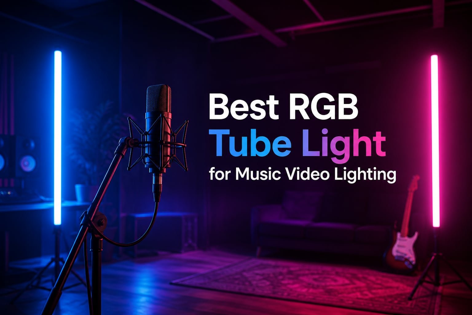 Best RGB Tube Light for Music Video Lighting