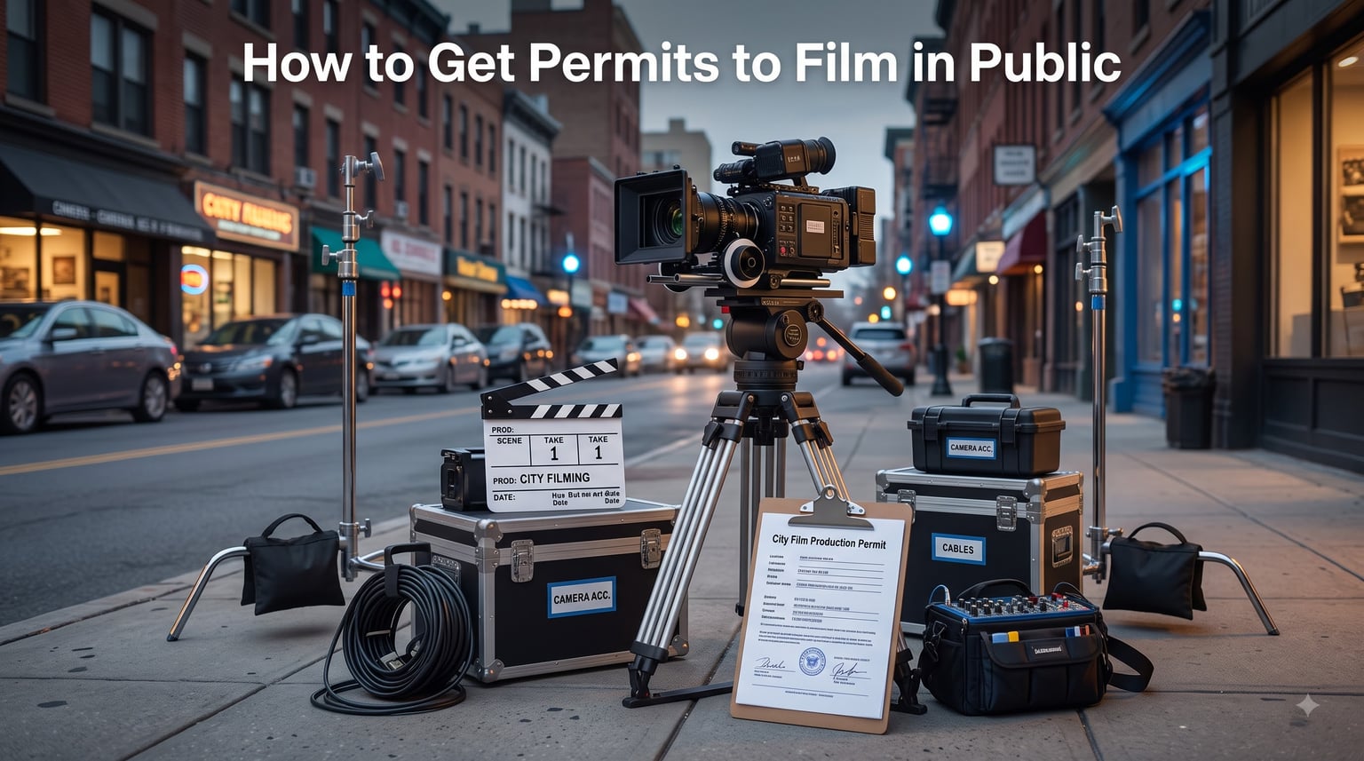 How to Get Permits to Film in Public