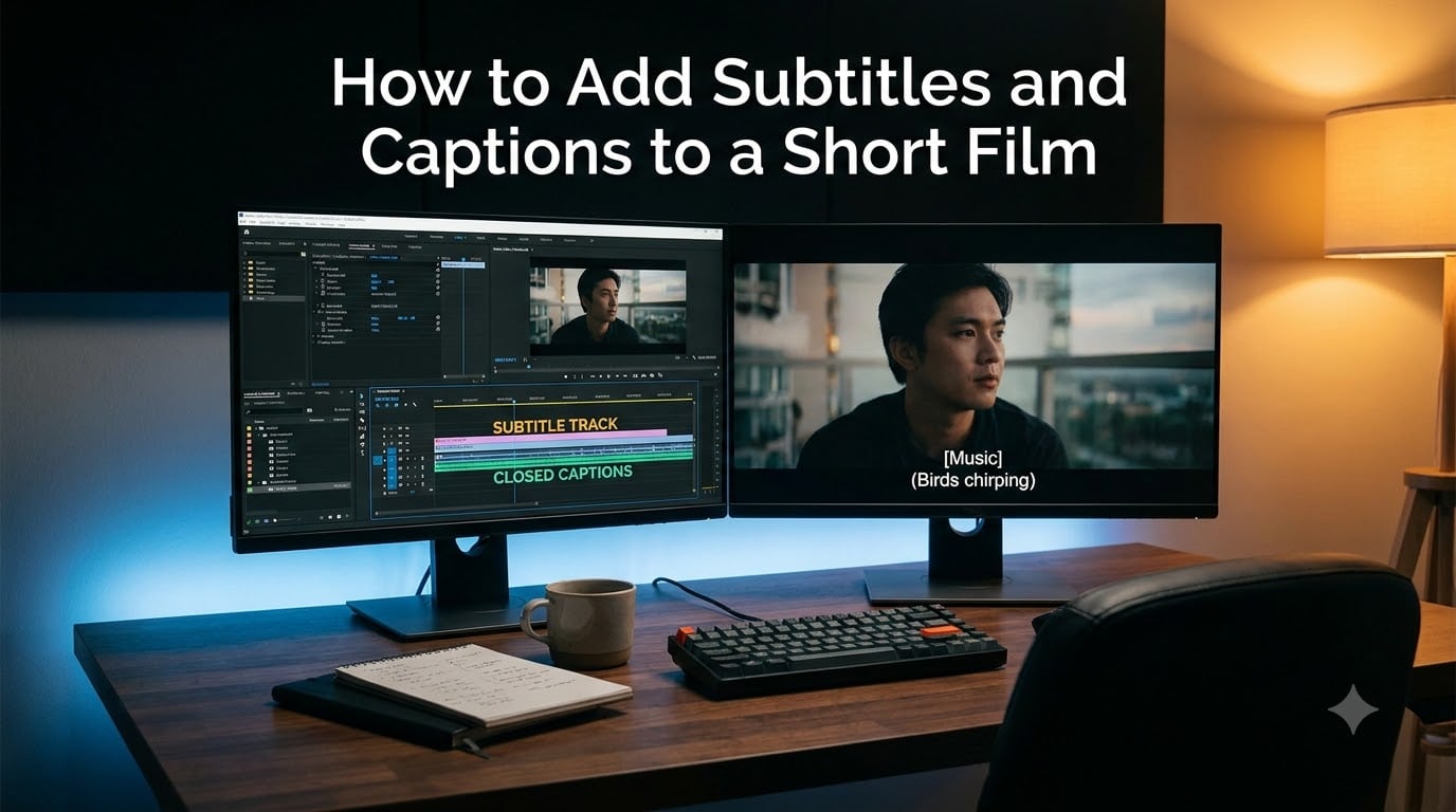 How to Add Subtitles and Captions to a Short Film