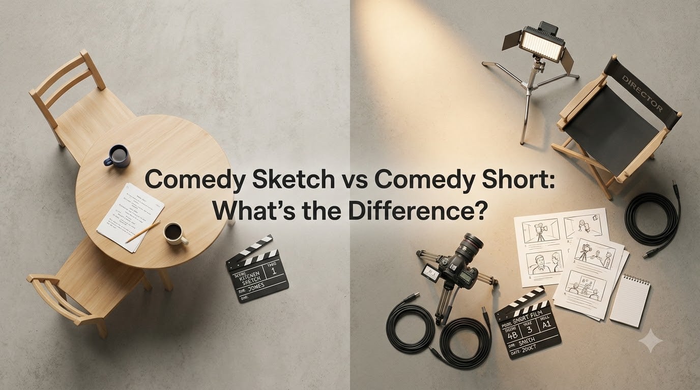 Comedy Sketch vs Comedy Short: What's the Difference?