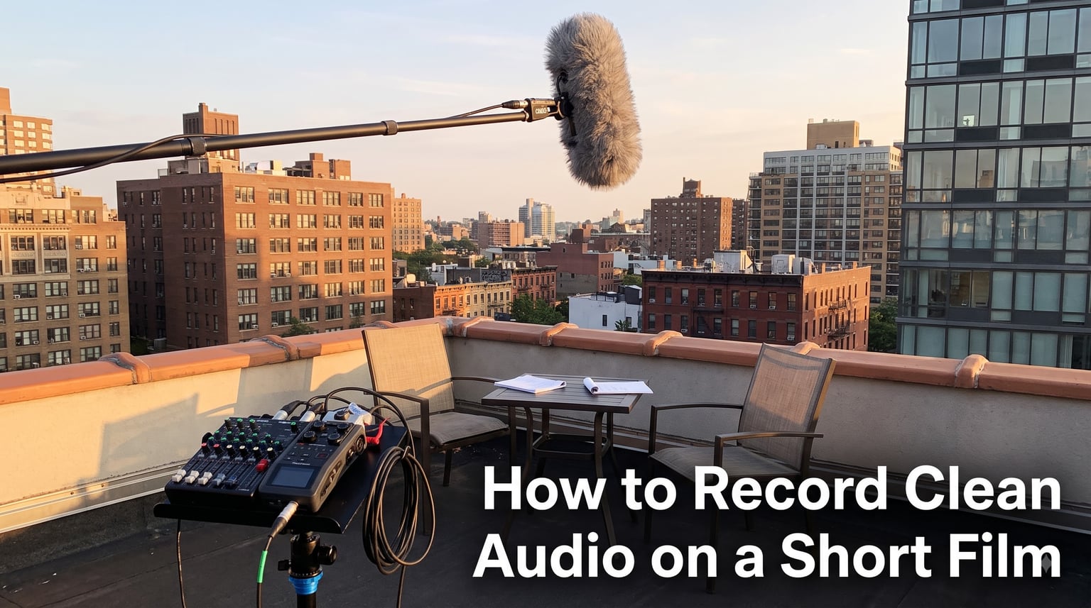How to Record Clean Audio on a Short Film