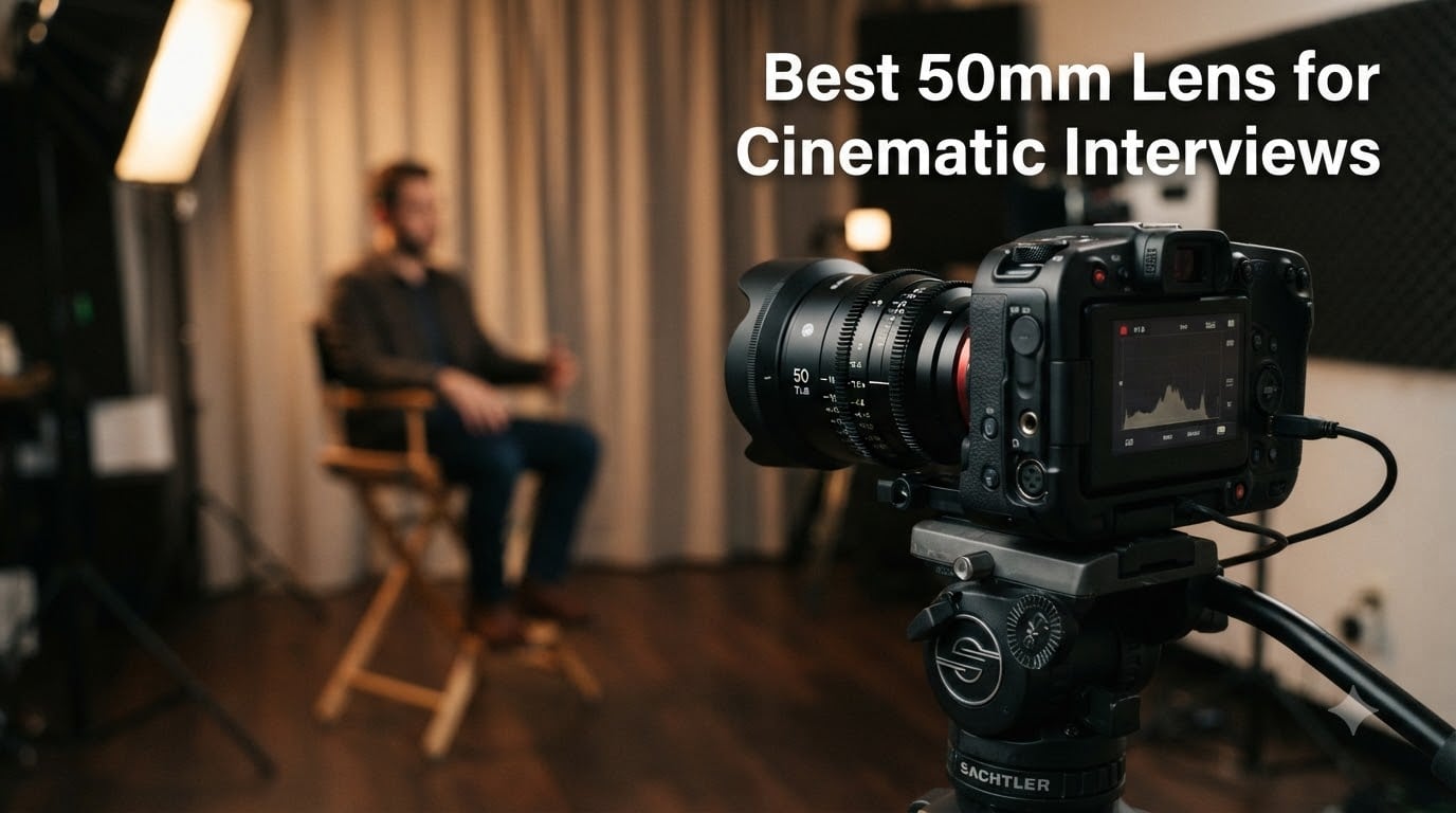 Best 50mm Lens for Cinematic Interviews