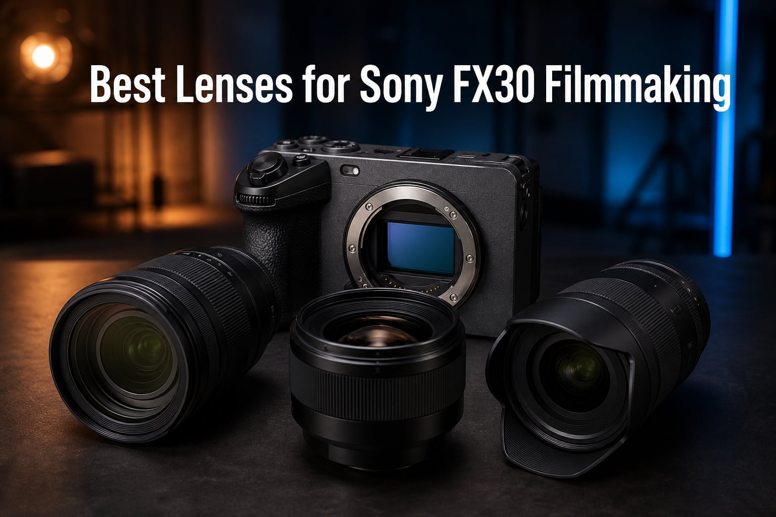 Best Lenses for Sony FX30 Filmmaking