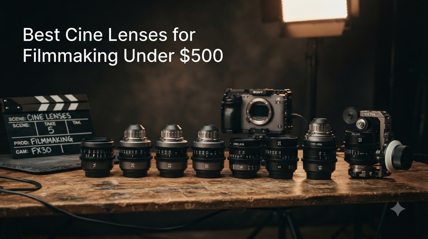 Best Cine Lenses for Filmmaking Under $500