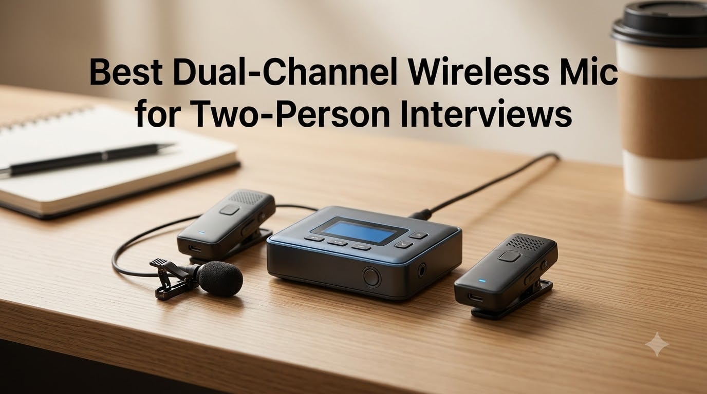Best Dual-Channel Wireless Mic for Two-Person Interviews