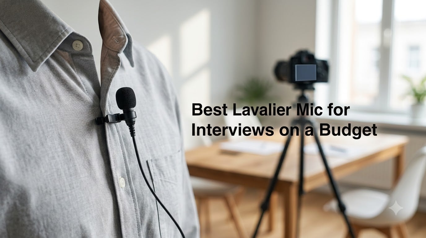 Best Lavalier Mic for Interviews on a Budget