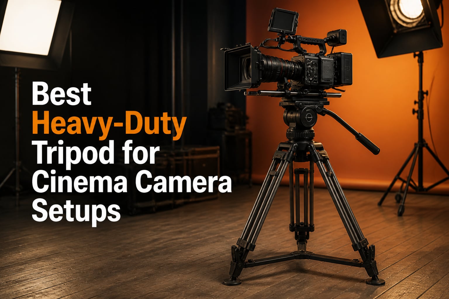 Best Heavy-Duty Tripod for Cinema Camera Setups