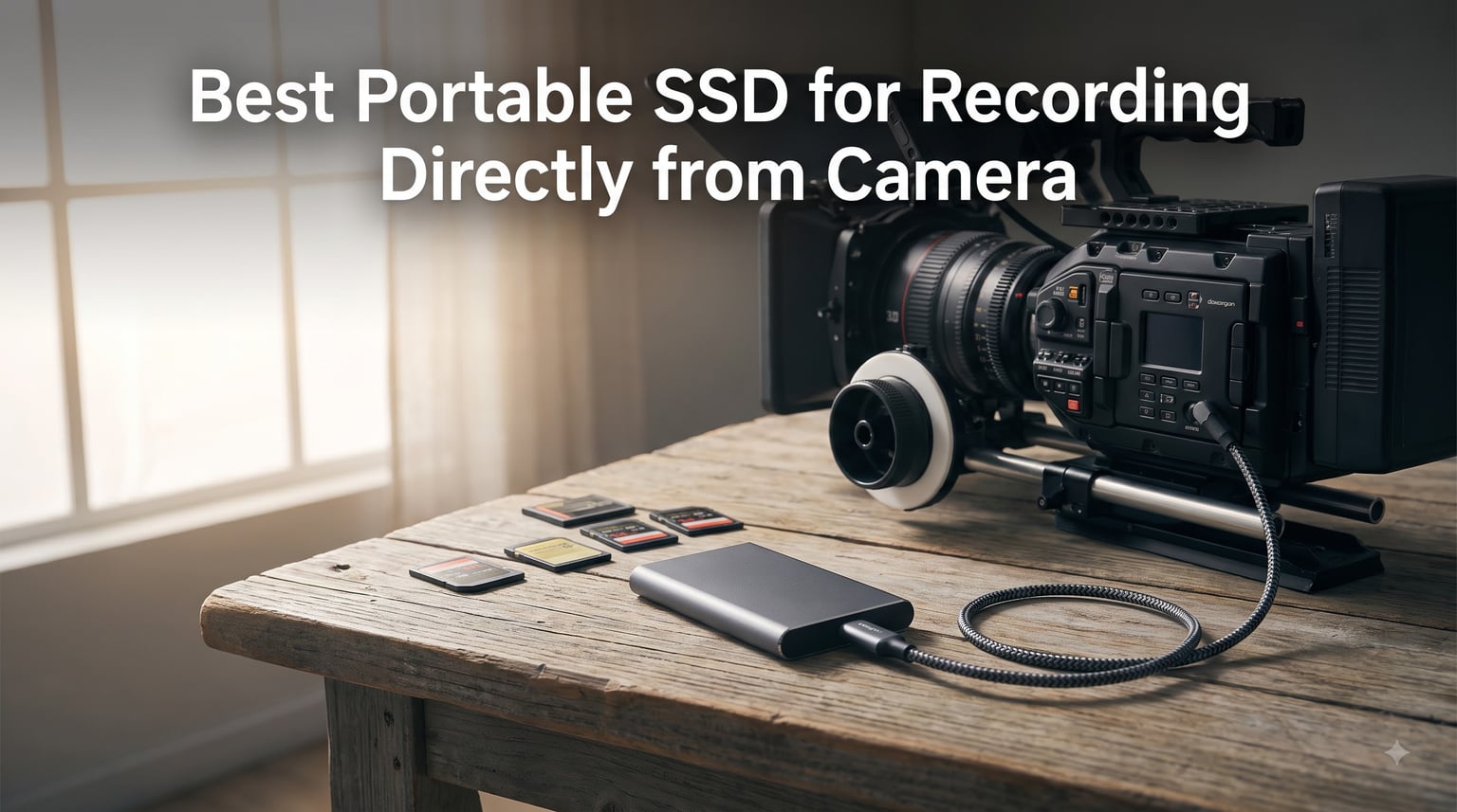Best Portable SSD for Recording Directly from Camera