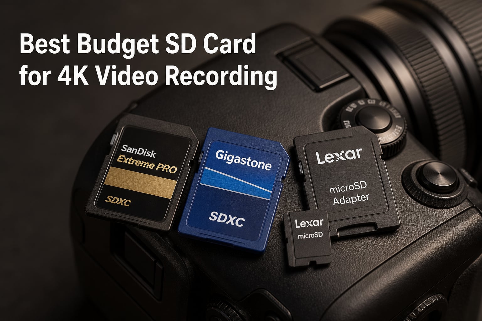 Best Budget SD Card for 4K Video Recording