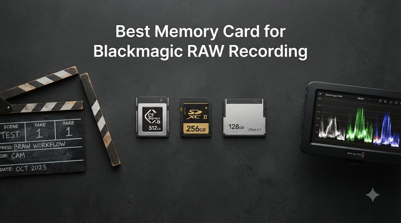 Best Memory Card for Blackmagic RAW Recording
