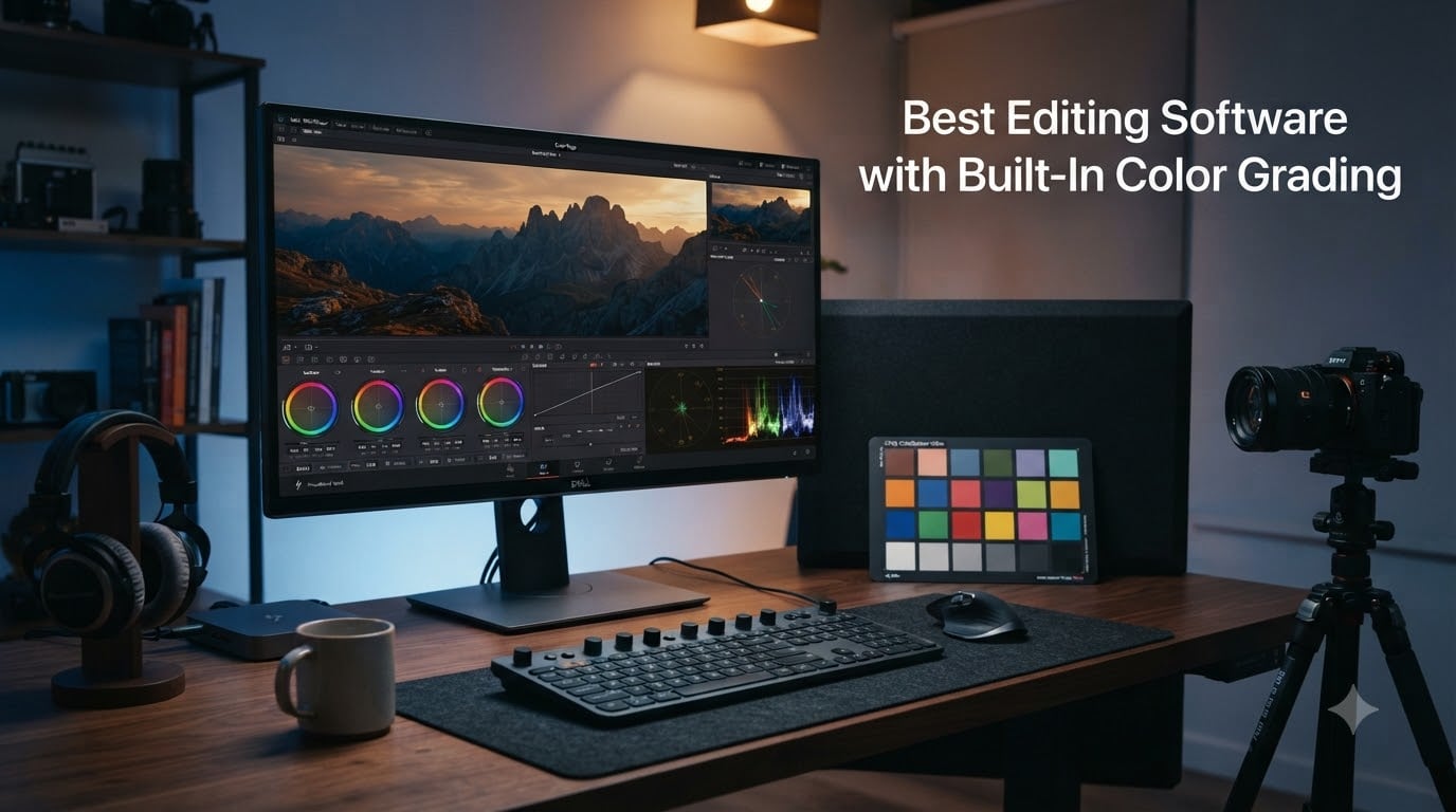 Best Editing Software with Built-In Color Grading