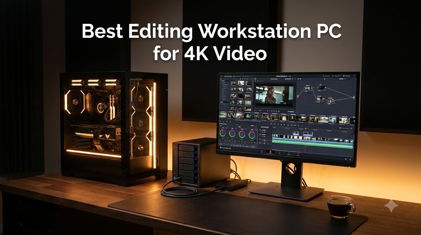 Best Editing Workstation PC for 4K Video