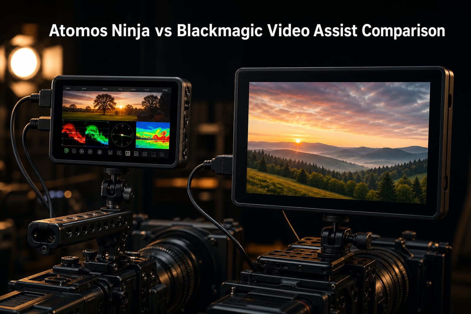 Atomos Ninja vs Blackmagic Video Assist Comparison