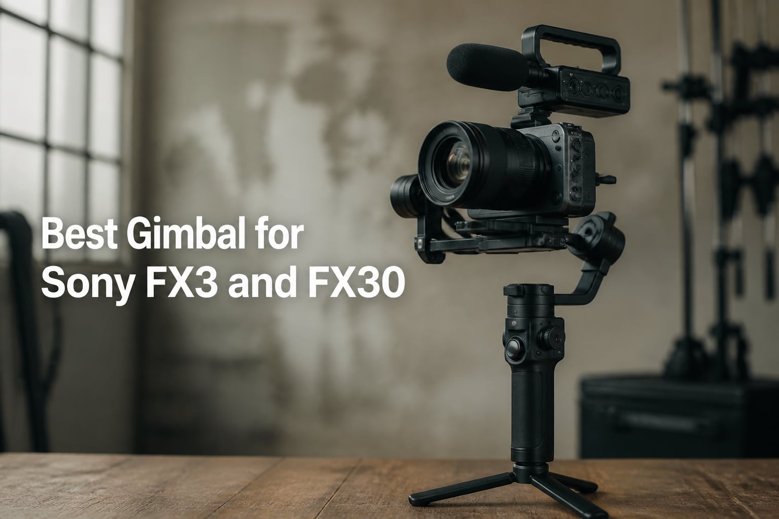 Best Gimbal for Sony FX3 and FX30