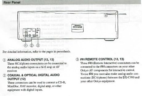 Onkyo DXC390 6 Disc CD Changer,Black customer photo 2