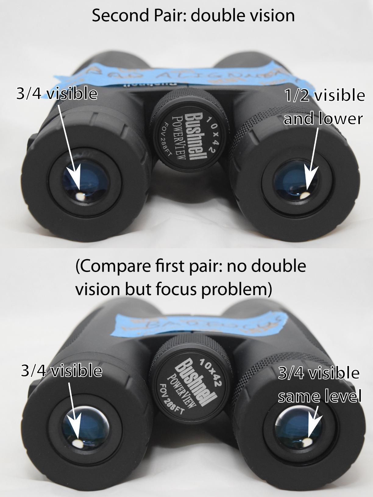 Bushnell PowerView 10x42 Compact Roof Prism Binoculars, Black customer photo 1