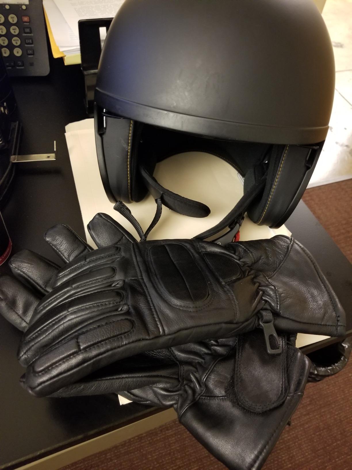 Touring Winter Motorcycle Gloves, 100% Natural Sheep Leather Warm Gauntlet customer photo 2