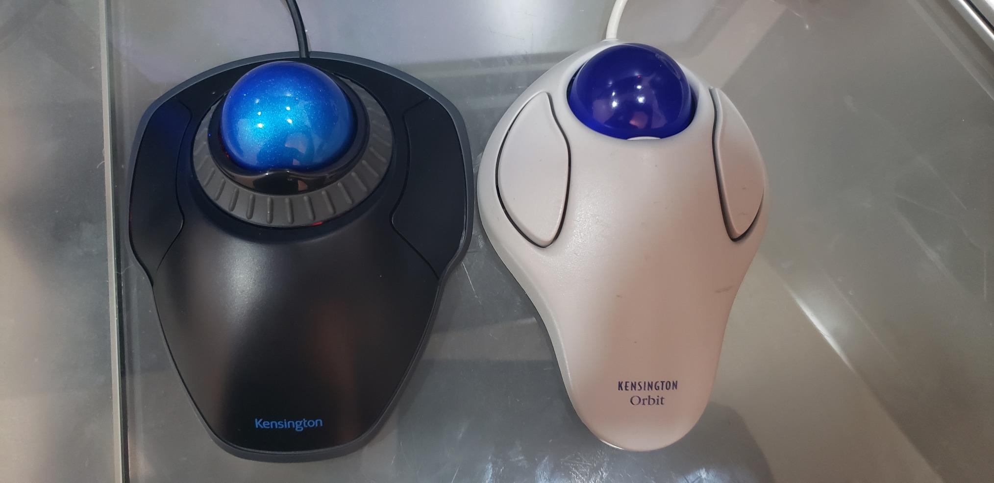 Kensington Orbit Trackball Mouse with Scroll Ring (K72337US), 4 1/2X5 1/2X2