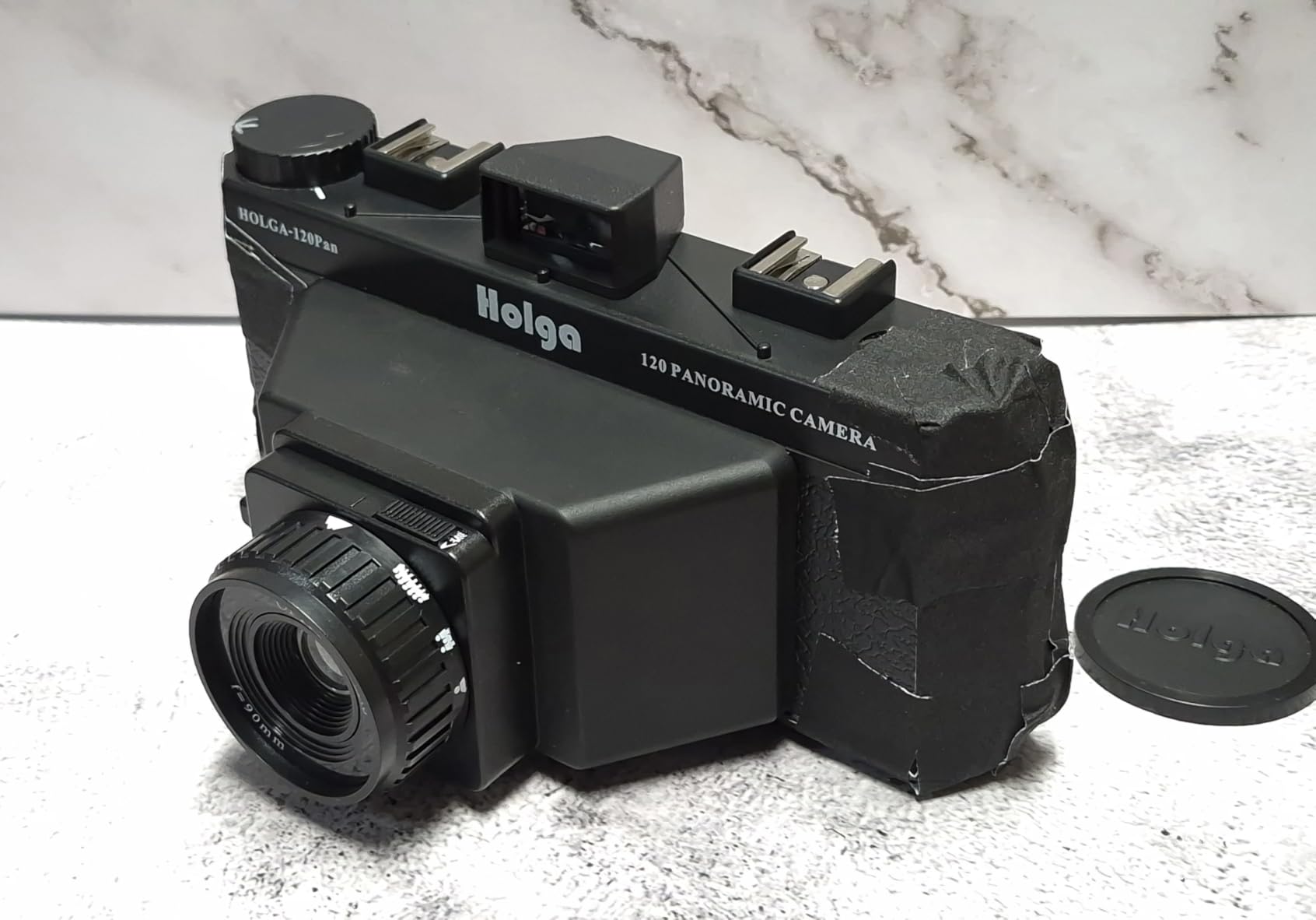 HOLGA Holga 120 Pan Panoramic Medium Format Film Camera 90mm Optical Lens, Panoramic Viewfinder, Bubble Level Indicator, Dual Hot Shoes, 120 Film Format customer photo 1
