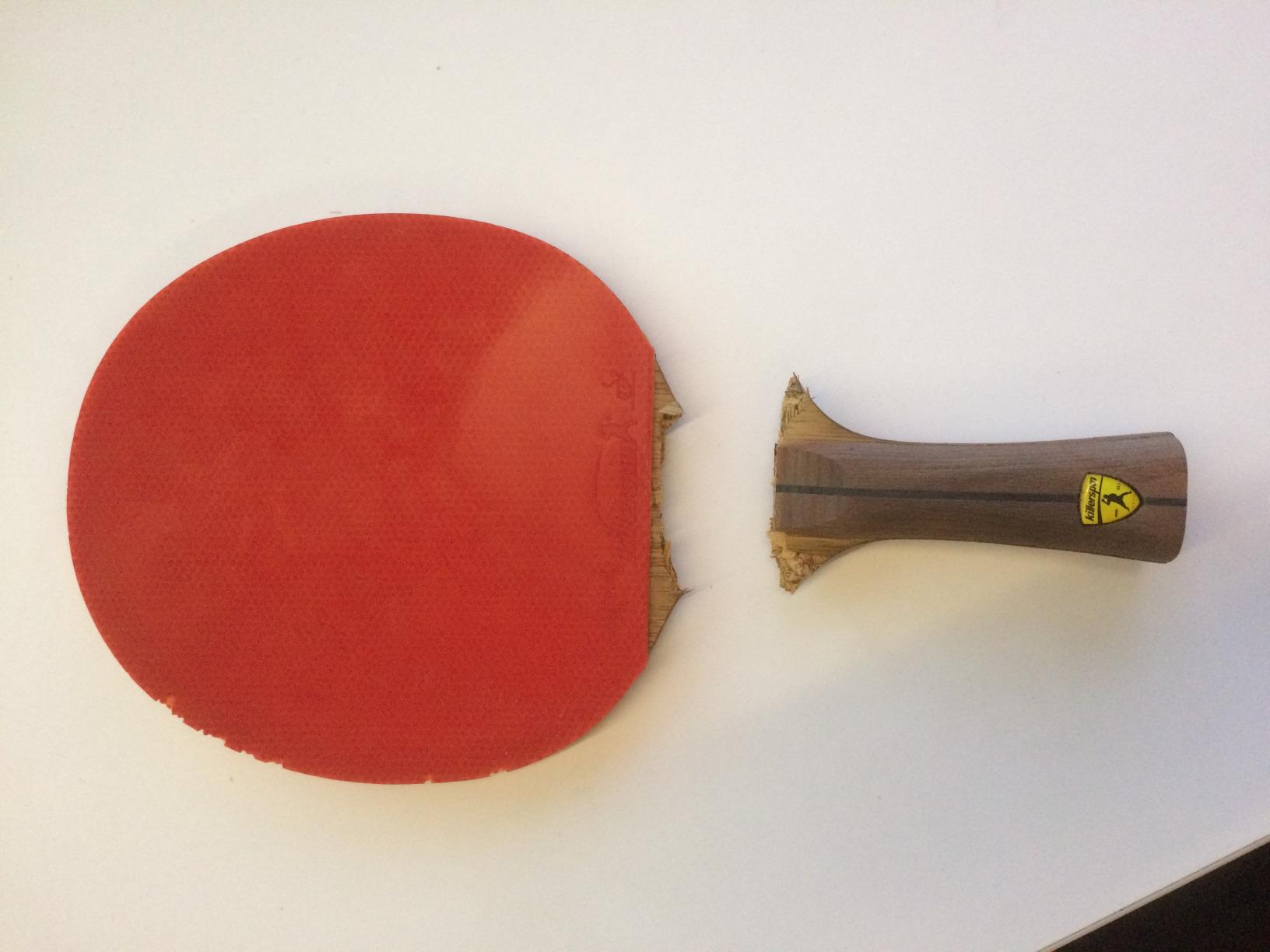 Killerspin Jet 800 Speed N2 - A Professional Grade Ping Pong Paddle - Competition Grade, Advanced Players, Red/Black customer photo 2