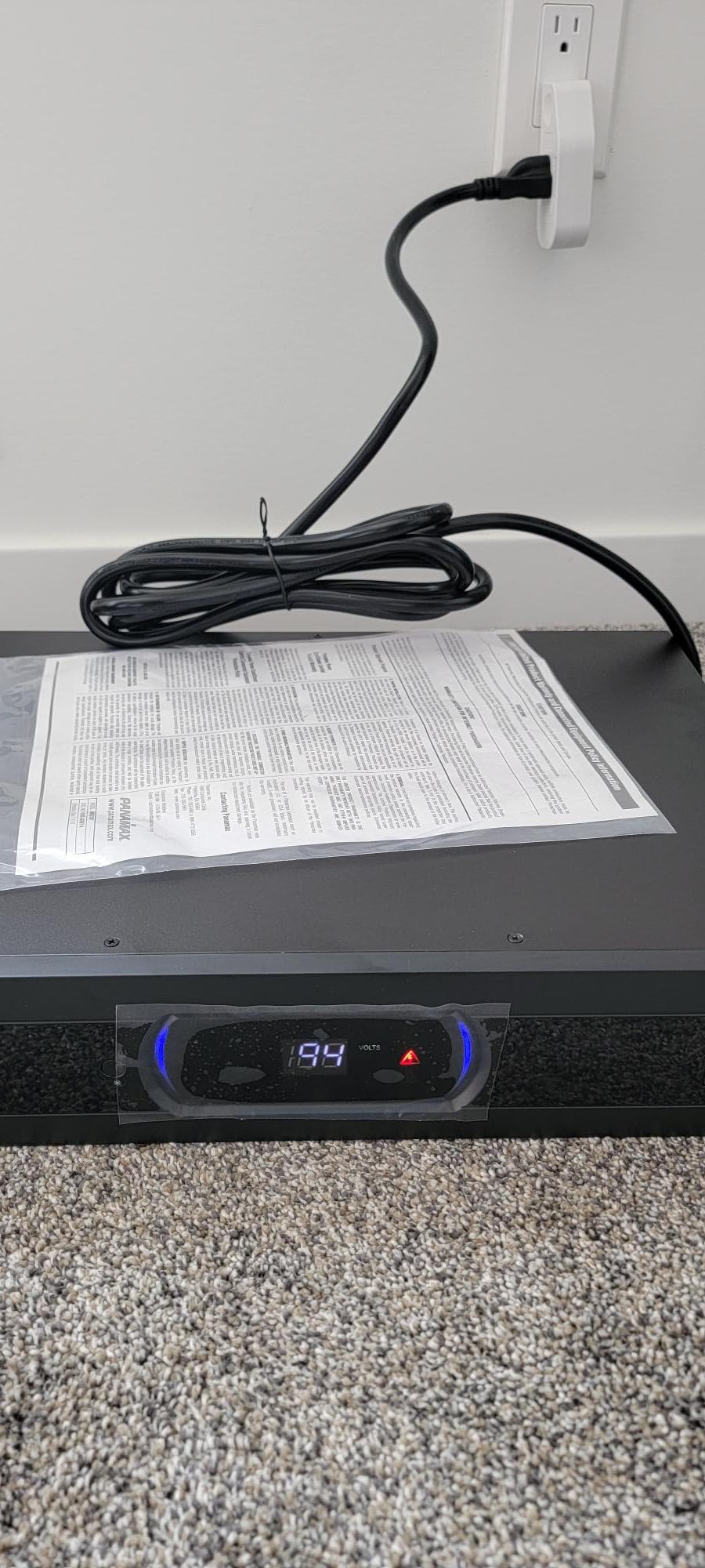 Panamax MR5100 MR5100 11-Outlet Home Theater Power Management with Surge Protection and Power Conditioning,Color customer photo 1