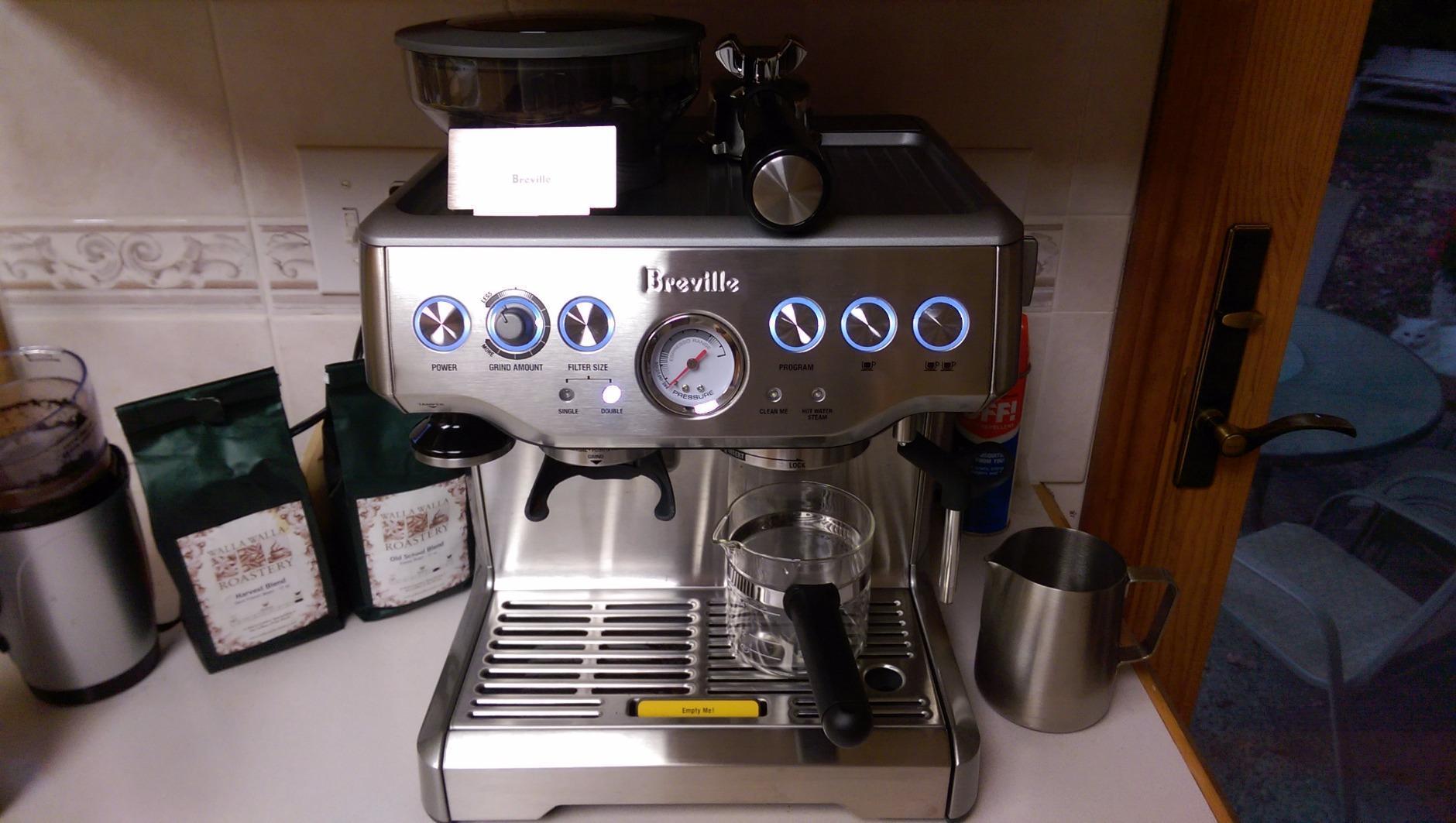 Breville BES870XL Barista Express Espresso Machine, Brushed Stainless Steel customer photo 1