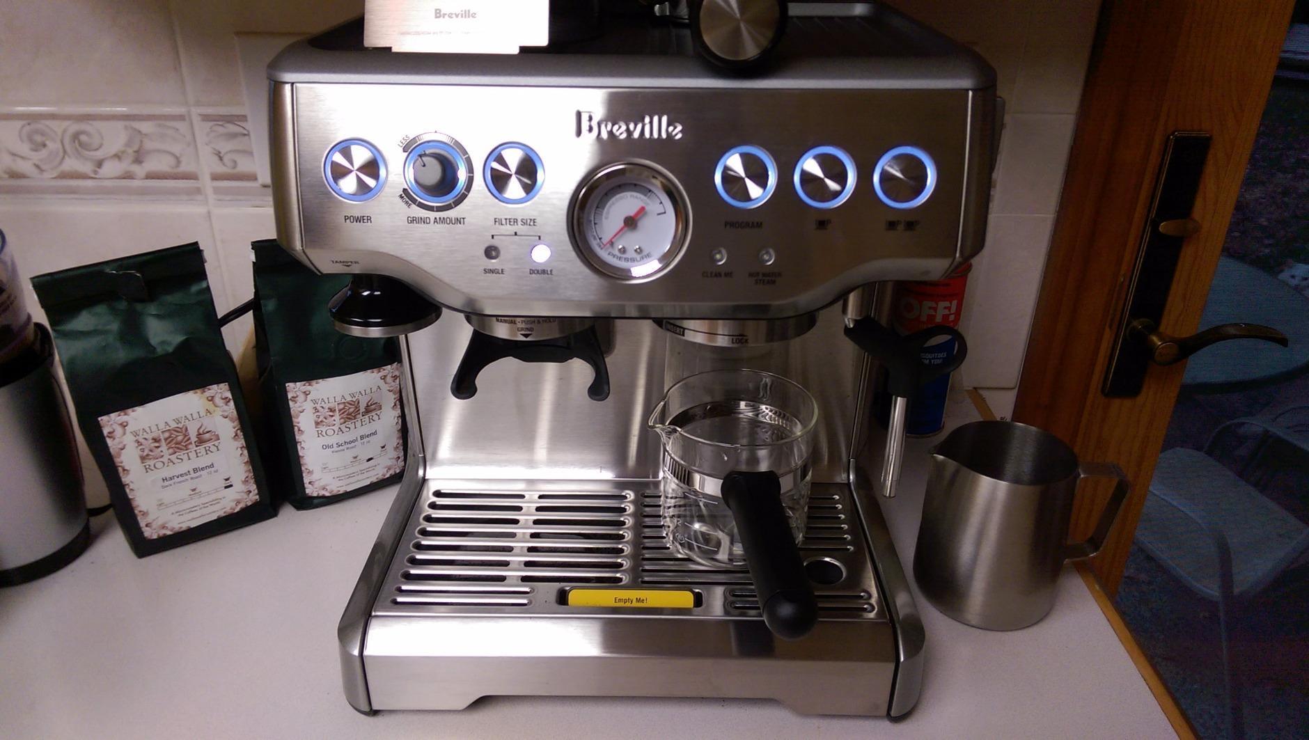 Breville BES870XL Barista Express Espresso Machine, Brushed Stainless Steel customer photo 2